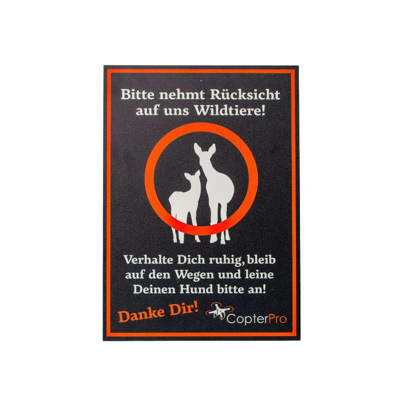 Copterpro – ,,Signalschild Brut und Setzzeit“