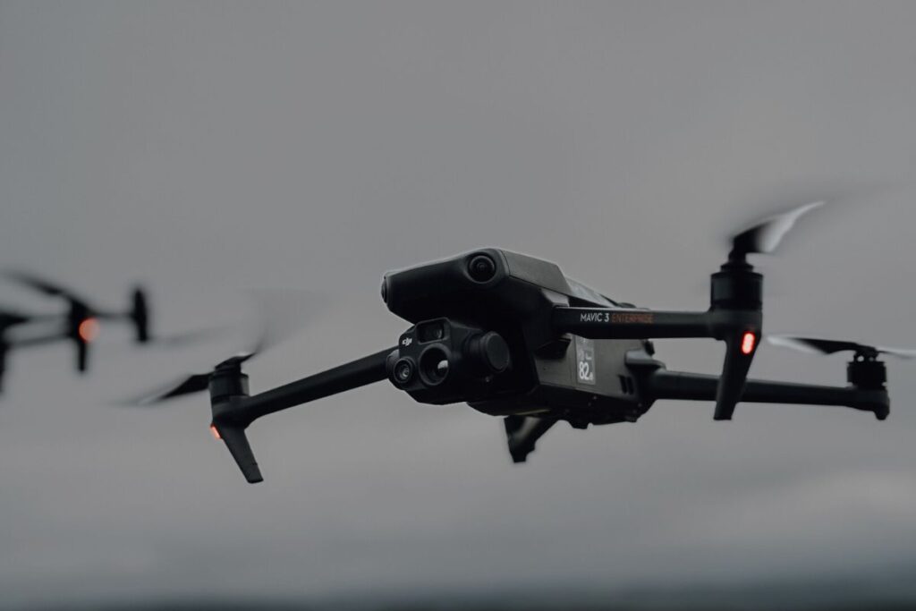 Mavic 3 Drohne im Flug