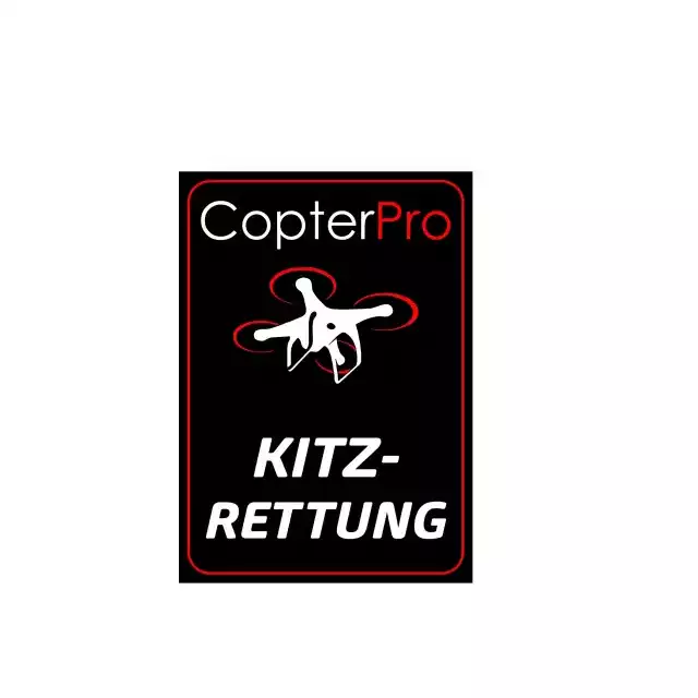Copterpro – ,,Rehkitzrettung“ Hinterglasaufkleber
