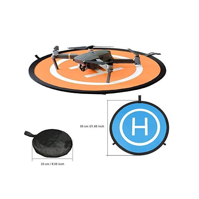 Faltbares Landepad 55cm mit Bodenhalterung für Yuneec/ DJI