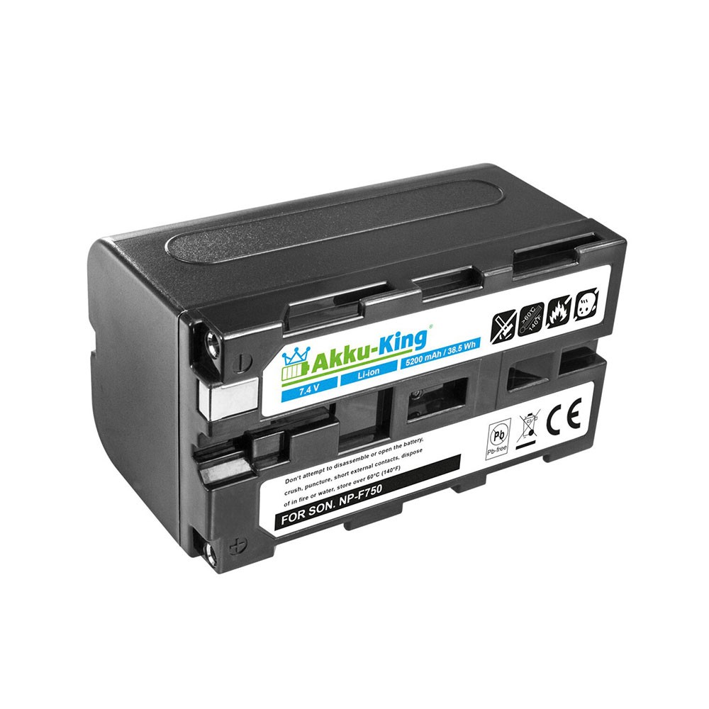 Li-Ion Akku 7,4 V/ 6600 mAh für Beetronics und Feelworld Monitor