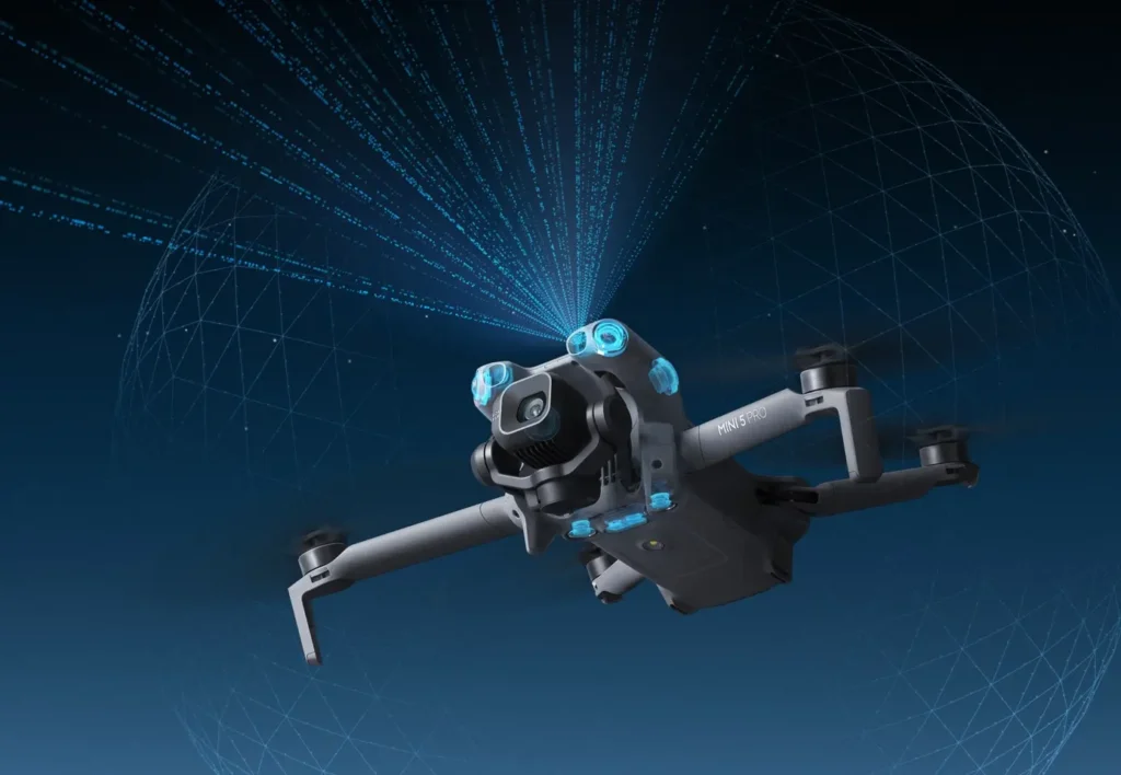 Omnidirektionale Hinderniserkennung bei Nacht