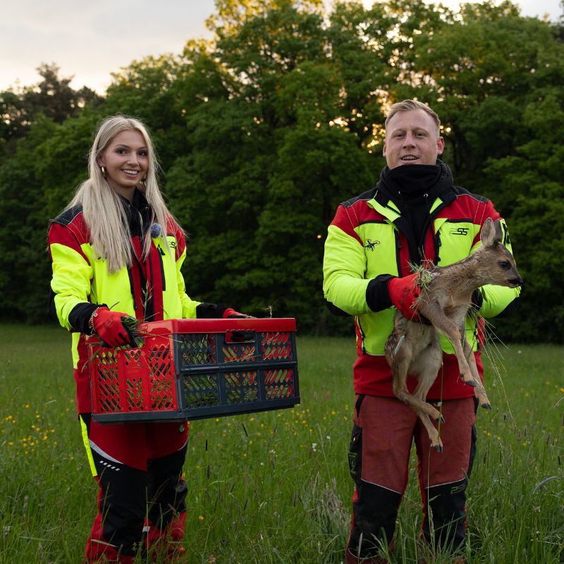 Vor Ort Schulung Kitzrettung