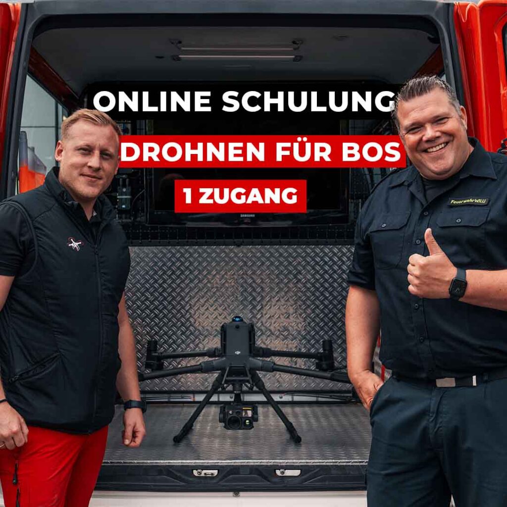 Online Schulung: Drohnen für BOS (1 Zugang)