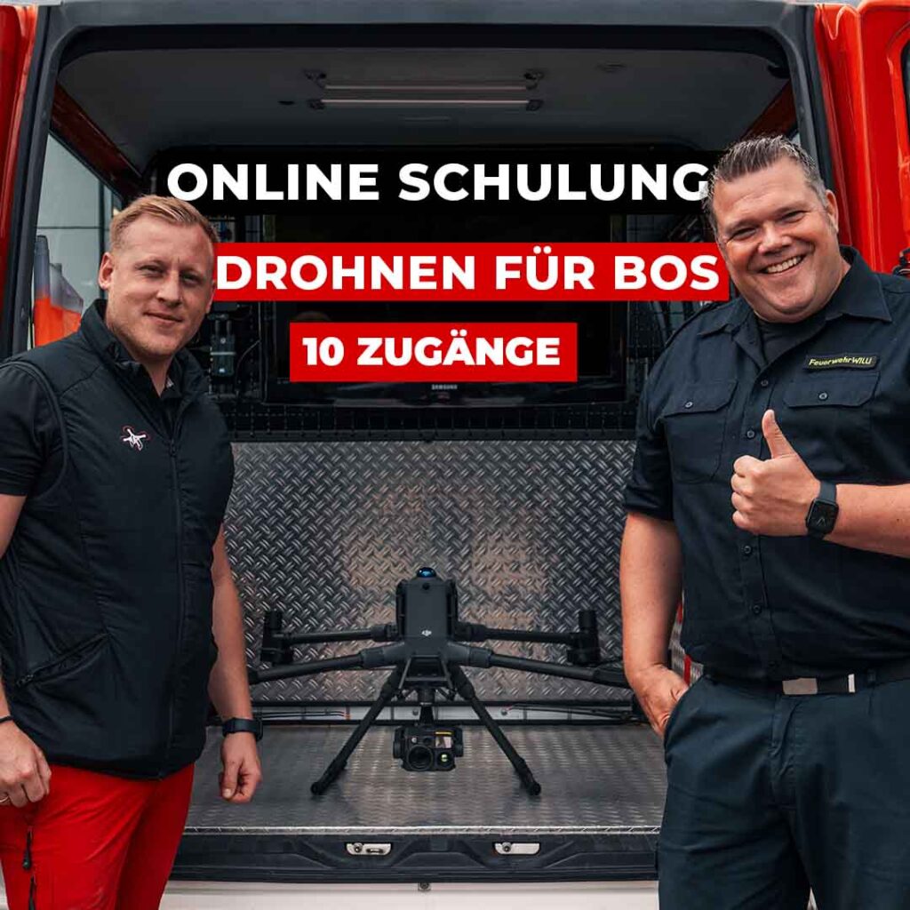 Online Schulung: Drohnen für BOS (10 Zugänge)