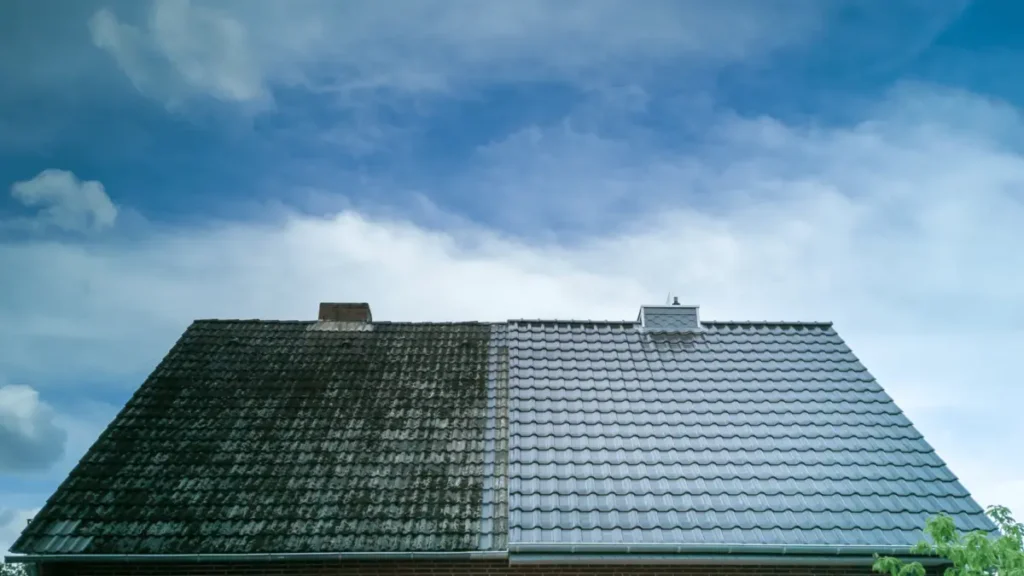 Dachfläche schnell und kostengünstig reinigen mit Drohne