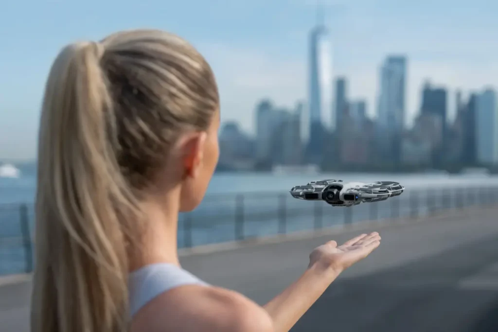 DJI Neo 2 Start und Landung auf der Hand