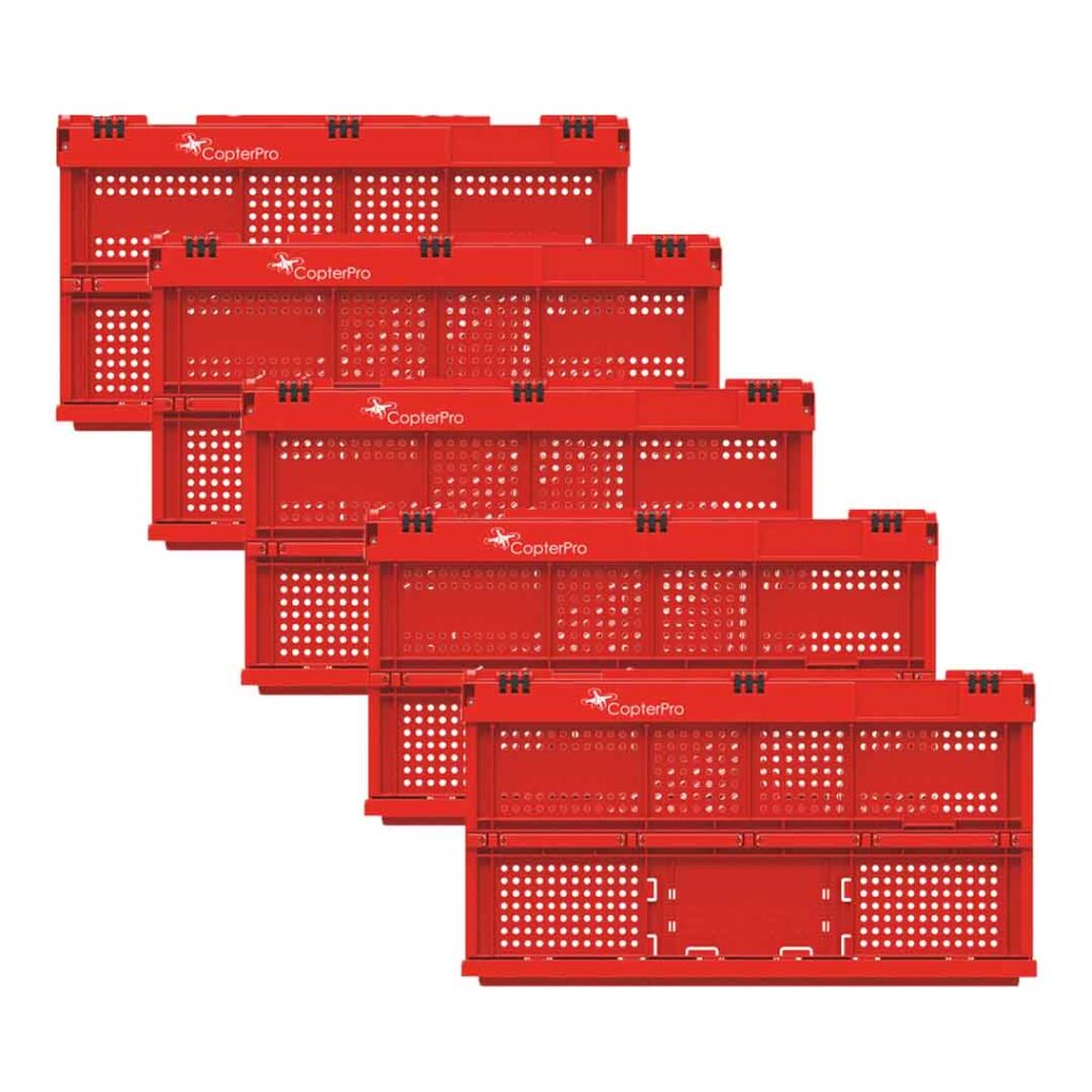 CopterPro Kitzretterbox (5er Set) – verschließbar, einklappbar und geruchsneutral