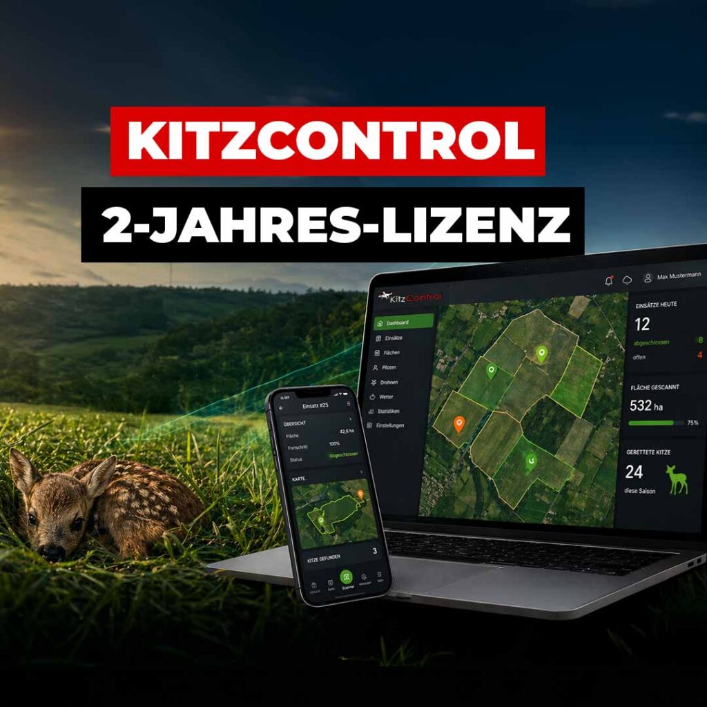 Kitzcontrol 2-Jahres-Lizenz (Für einzelne Piloten/ Vereine/ Gruppen)