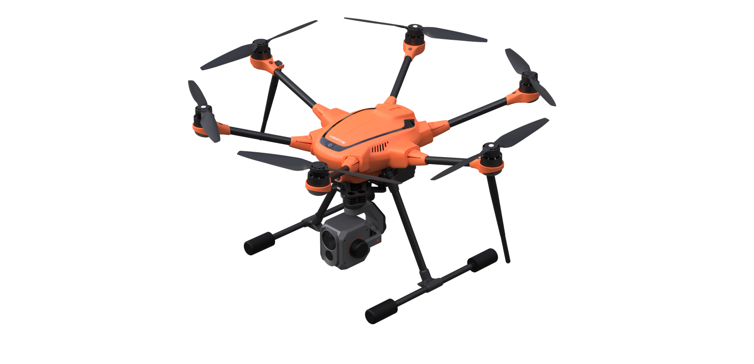 H520E Drohne für Kitzrettung. Der H520E mit Wärmebildkamera