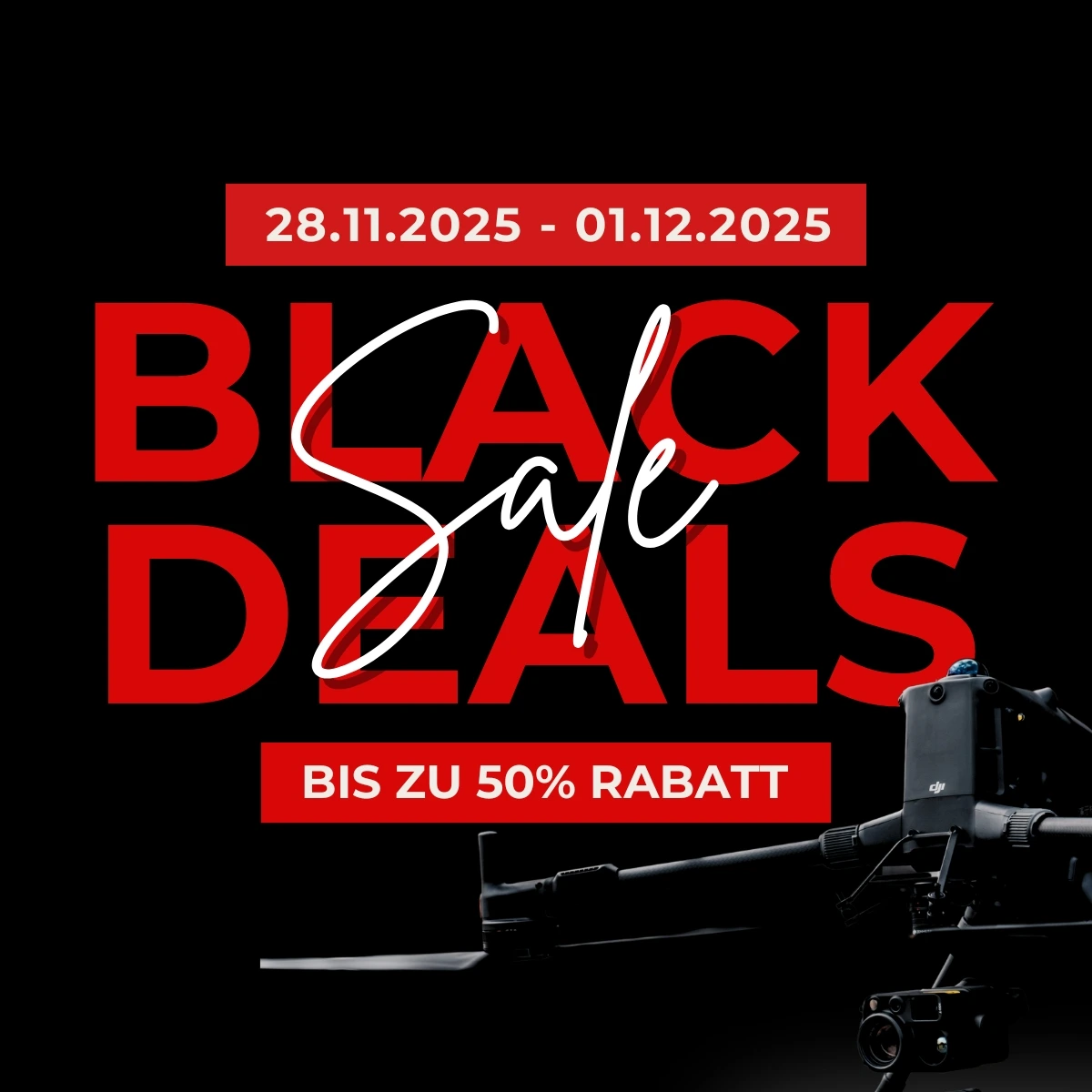 Black Friday Deal 50% Rabatt