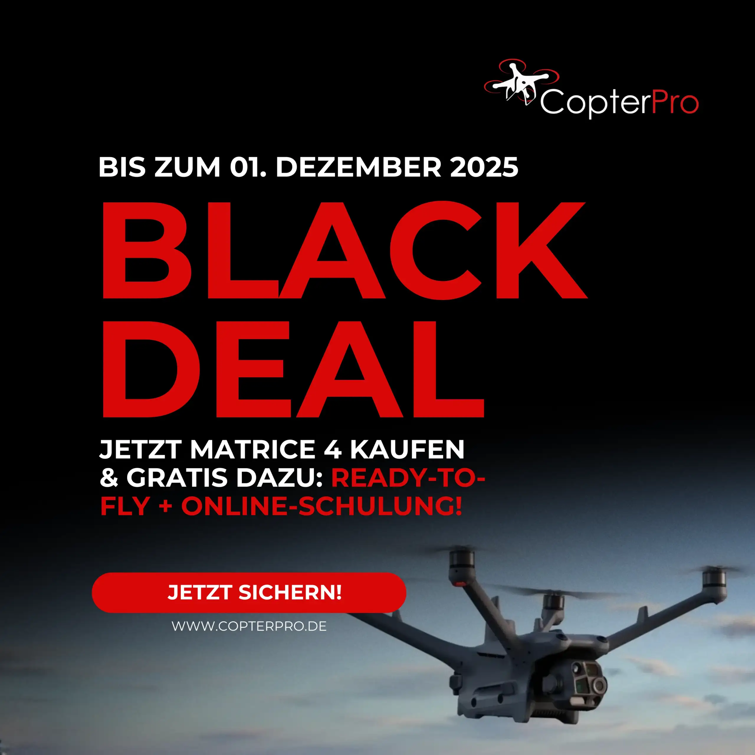 Aktion BOGO Matrice 4T Black Friday Deal: gratis extra Geschenk