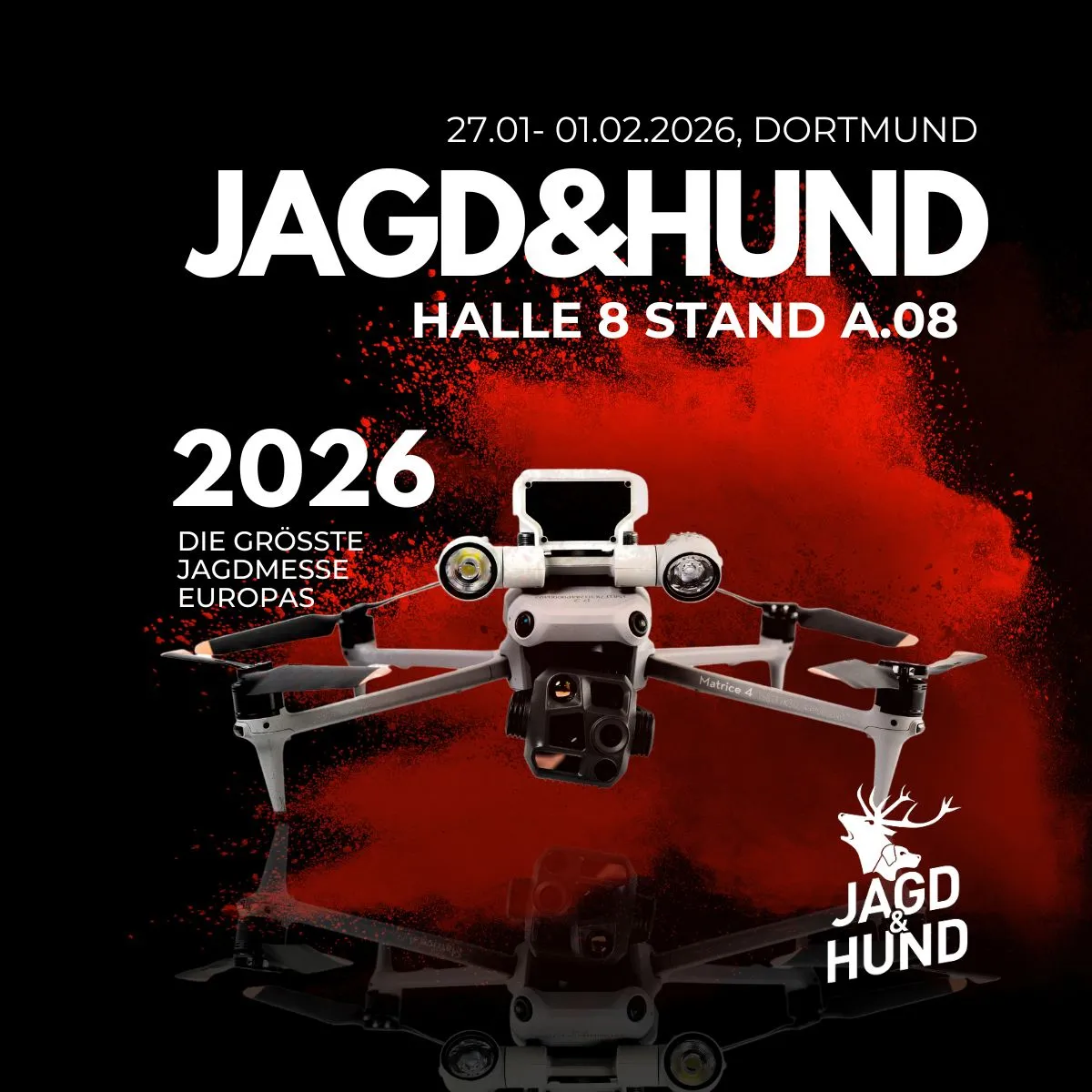 Jagd und Hund Banner Mobil Messe Jagd und Hund in Dortmund 27.01 bis 1.02.2026