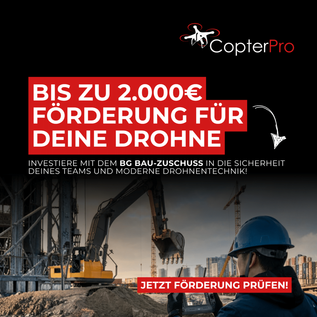 BG BAU Drohnenförderung 2026: Neue Richtlinie